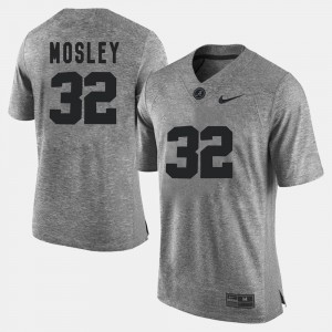 Roll Tide #32 Men's C.J. Mosley Jersey Gray Gridiron Limited Gridiron Gray Limited Alumni 183833-975