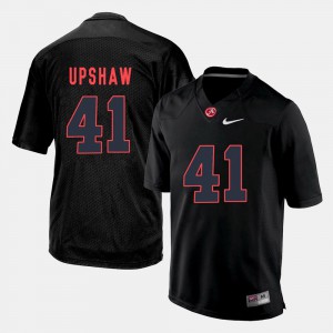 Roll Tide #41 Men's Courtney Upshaw Jersey Black Embroidery College Football 724343-470