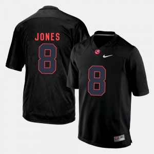 Alabama #8 Men's Julio Jones Jersey Black Official College Football 171142-836