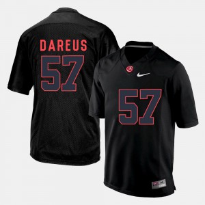 Roll Tide #57 For Men Marcell Dareus Jersey Black Embroidery Silhouette College 962683-518