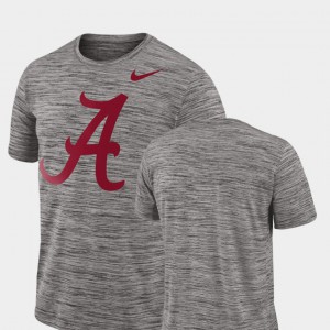 Bama For Men T-Shirt Charcoal Performance 2018 Player Travel Legend Stitched 313771-267