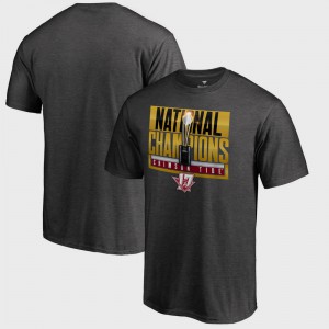 Bama Men T-Shirt Heather Gray Alumni College Football Playoff 2017 National Champions Pass Bowl Game 137330-675
