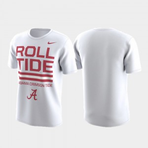 Alabama Roll Tide Mens T-Shirt White Performance Local Verbiage College 921274-521